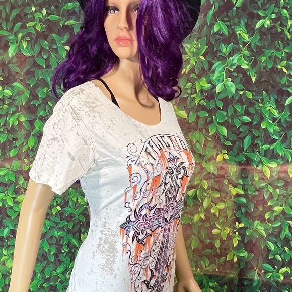 Affliction Women’s T-Shirt - Picture 6 of 12